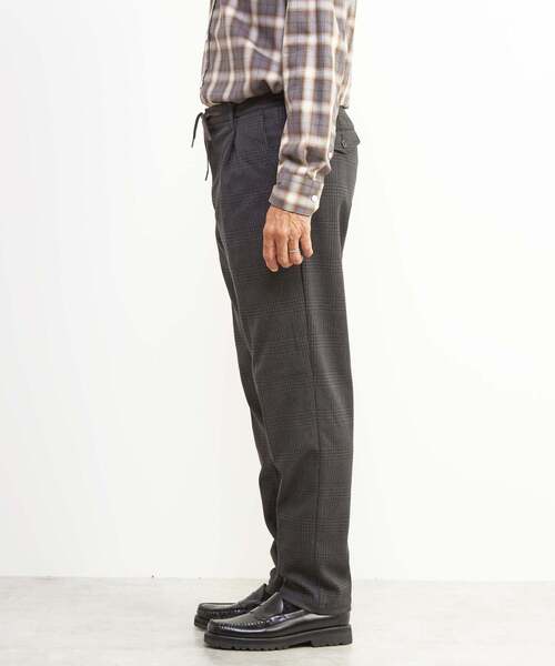 MEN'S MELROSE(メンズメルローズ)の「ツィーディージャージコンフォートパンツ(セットアップ可)(スラックス・メンズ・チャコールグレー/グレー・3/4/2)」の18枚目の写真
