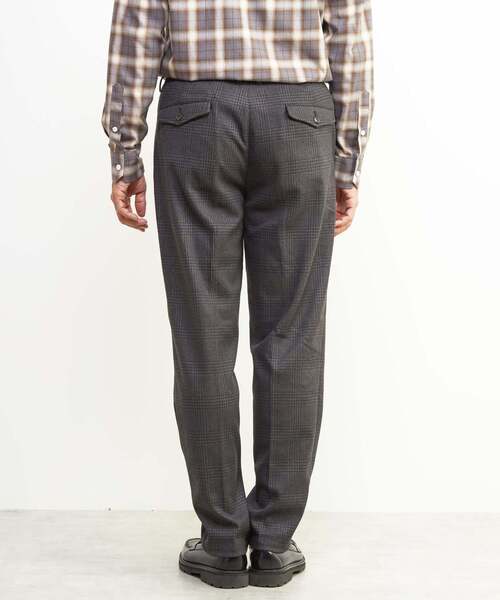 MEN'S MELROSE(メンズメルローズ)の「ツィーディージャージコンフォートパンツ(セットアップ可)(スラックス・メンズ・チャコールグレー/グレー・3/4/2)」の17枚目の写真