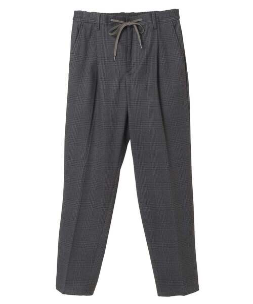 MEN'S MELROSE(メンズメルローズ)の「ツィーディージャージコンフォートパンツ(セットアップ可)(スラックス・メンズ・チャコールグレー/グレー・3/4/2)」の12枚目の写真