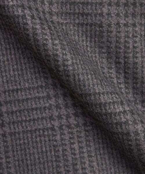 MEN'S MELROSE(メンズメルローズ)の「ツィーディージャージコンフォートパンツ(セットアップ可)(スラックス・メンズ・チャコールグレー/グレー・3/4/2)」の11枚目の写真