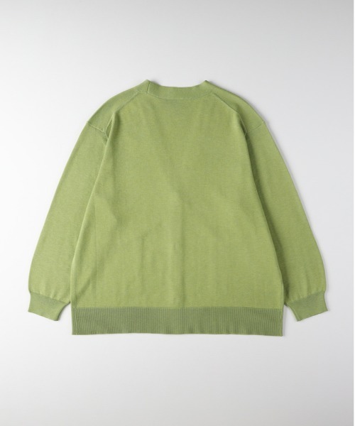 Right-on（ライトオン）の「【HONEYSUCKLE ROSE】Ｖネックニットカーディガン（シンプル /上品/リラックスシルエット/軽やか/通気性抜群）（カーディガン/ボレロ・レディース・ライトベージュ/ブラック/ブラウン/グリーン・M/L/S）」の9枚目の写真