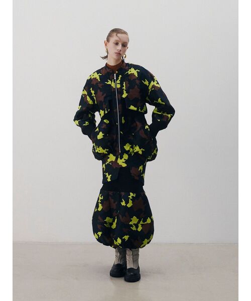 UN3D.（アンスリード）の「MIX CAMOUFLA BALLOON BZ / ミックスカモフラバルーンブルゾン（ブルゾン・レディース・ホワイト/ブラック・36/38）」の18枚目の写真