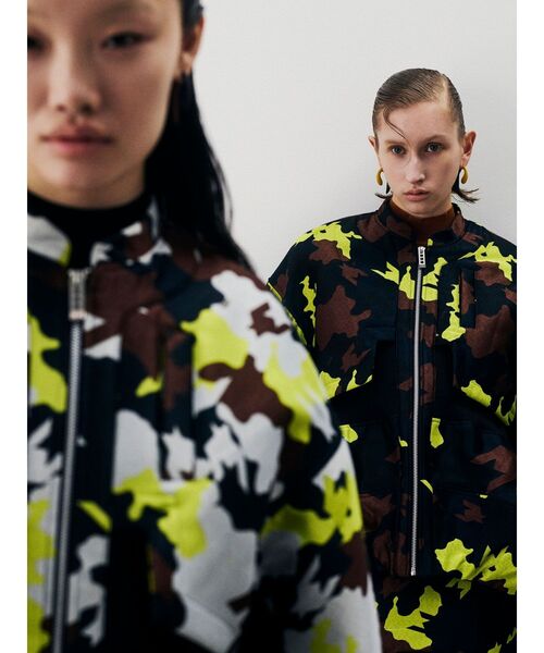 UN3D.（アンスリード）の「MIX CAMOUFLA BALLOON BZ / ミックスカモフラバルーンブルゾン（ブルゾン・レディース・ホワイト/ブラック・36/38）」の16枚目の写真