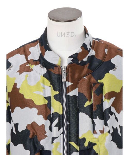 UN3D.（アンスリード）の「MIX CAMOUFLA BALLOON BZ / ミックスカモフラバルーンブルゾン（ブルゾン・レディース・ホワイト/ブラック・36/38）」の11枚目の写真