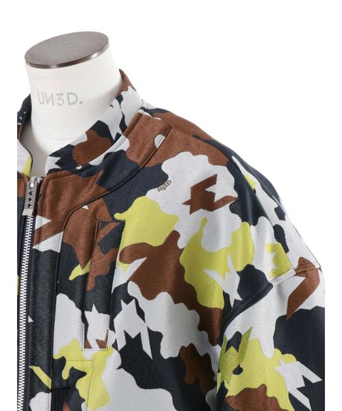 UN3D.（アンスリード）の「MIX CAMOUFLA BALLOON BZ / ミックスカモフラバルーンブルゾン（ブルゾン・レディース・ホワイト/ブラック・36/38）」の10枚目の写真