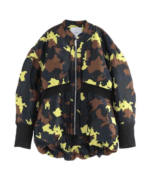 UN3D.（アンスリード）の「MIX CAMOUFLA BALLOON BZ / ミックスカモフラバルーンブルゾン（ブルゾン・レディース・ホワイト/ブラック・36/38）」の4枚目の写真