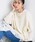 INDIVI�i�C���f�B���B�j�́u�y�􂦂�z�P�[�u���f�U�C�� ���E���h�w���j�b�g�i�j�b�g/�Z�[�^�[�j�v�b�I�t�z���C�g