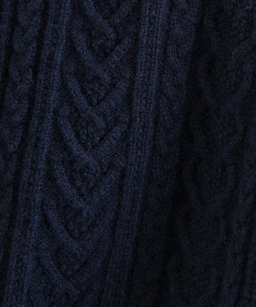 INDIVI（インディヴィ）の「【洗える】ケーブルデザイン ラウンドヘムニット（ニット/セーター・レディース・オフホワイト/グレー系4/ブラウン系その他5/ネイビー・38/15 /13/05）」の13枚目の写真