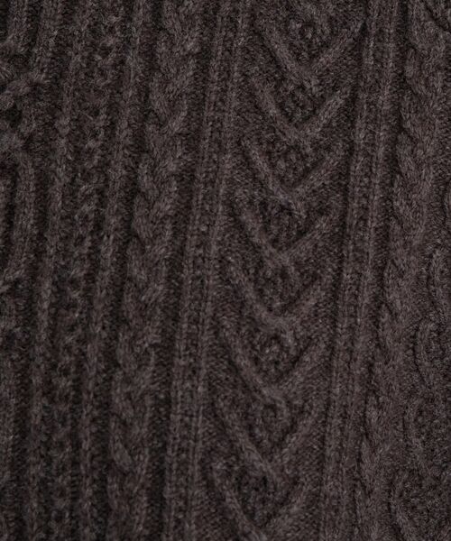 INDIVI（インディヴィ）の「【洗える】ケーブルデザイン ラウンドヘムニット（ニット/セーター・レディース・オフホワイト/グレー系4/ブラウン系その他5/ネイビー・38/15 /13/05）」の21枚目の写真