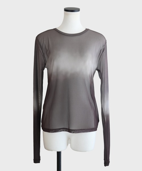 Marient(マリエント)の「グラデーションシアーTOPS(Tシャツ/カットソー・レディース・ピンク/ブラウン・FREE)」の10枚目の写真
