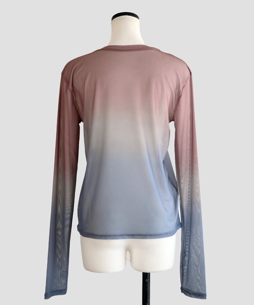 Marient(マリエント)の「グラデーションシアーTOPS(Tシャツ/カットソー・レディース・ピンク/ブラウン・FREE)」の22枚目の写真