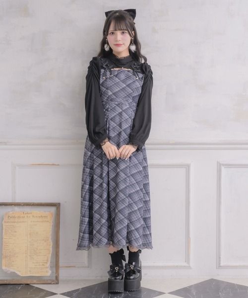 デコルテ開きロングワンピース（ワンピース）｜ROJITA（ロジータ）の