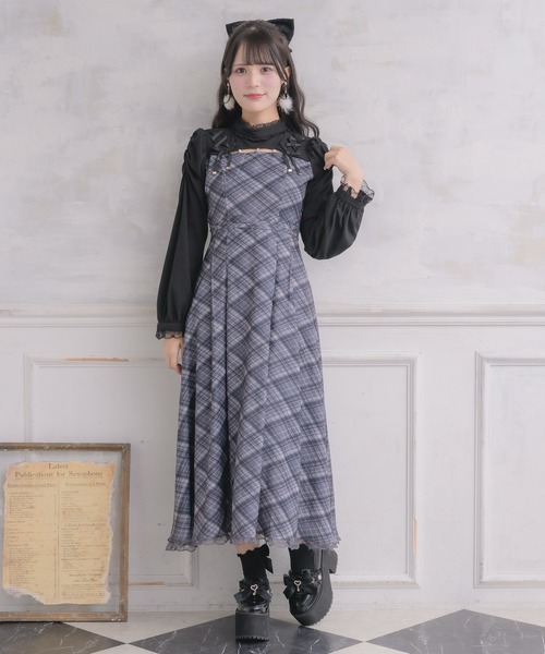 デコルテ開きロングワンピース（ワンピース）｜ROJITA（ロジータ）の