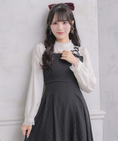 デコルテ開きロングワンピース（ワンピース）｜ROJITA（ロジータ）の