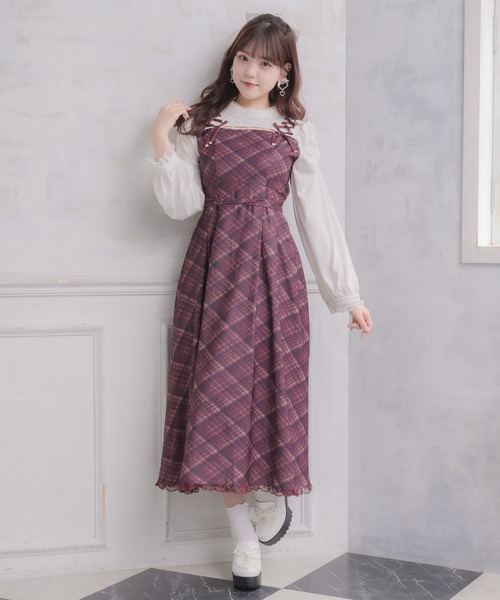 デコルテ開きロングワンピース（ワンピース）｜ROJITA（ロジータ）の