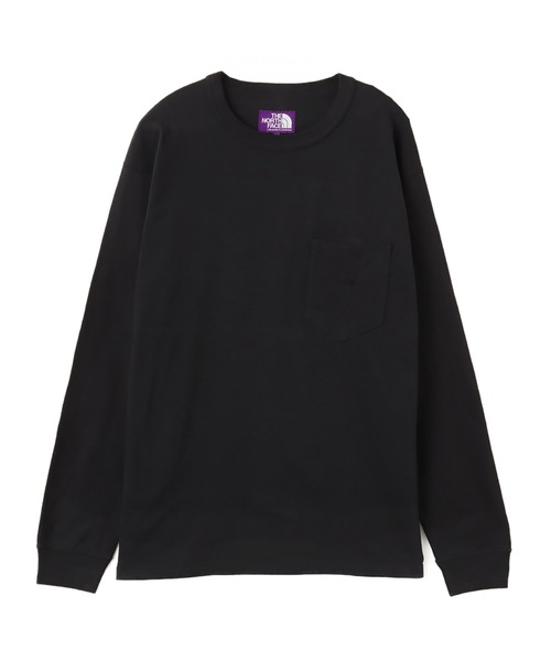 日本製【美品】THE NORTH FACE パープルレーベル長袖カットソー Ｌ THE NORTH FACE PURPLE LABEL 7oz Field Long Sleeve Pocket Tee / ザ