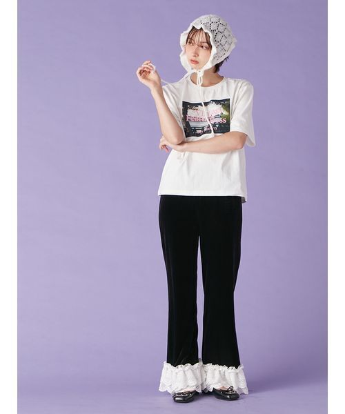 LILY BROWN（リリーブラウン）の「スノーニットバブーシュカ（その他ヘアアクセサリー・レディース・ホワイト/ライトブルー/グレー・F）」の15枚目の写真