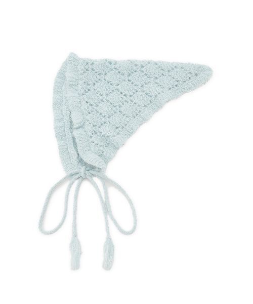 LILY BROWN（リリーブラウン）の「スノーニットバブーシュカ（その他ヘアアクセサリー・レディース・ホワイト/ライトブルー/グレー・F）」の21枚目の写真