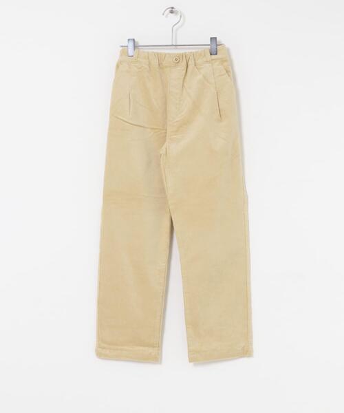 URBAN RESEARCH DOORS(アーバンリサーチドアーズ)の「『WEB/一部店舗限定』コーデュロイタックパンツ(KIDS)(その他パンツ・キッズ・ライトベージュ/モカ/チャコールグレー・150)」の3枚目の写真