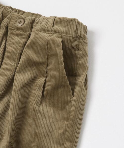 URBAN RESEARCH DOORS(アーバンリサーチドアーズ)の「『WEB/一部店舗限定』コーデュロイタックパンツ(KIDS)(その他パンツ・キッズ・ライトベージュ/モカ/チャコールグレー・150)」の6枚目の写真