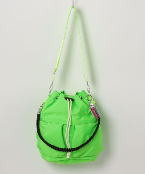 Cheek（チーク）の「kinchaku code 2way（トートバッグ・レディース・パープル/ベージュ/グリーン/カーキ/ホワイト/ピンク/イエロー/オレンジ・FREE）」の4枚目の写真