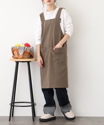 l'atelier Nuuit（アトリエヌイ）の「ウォッシュドコットン  Hタイプエプロン（エプロン）」