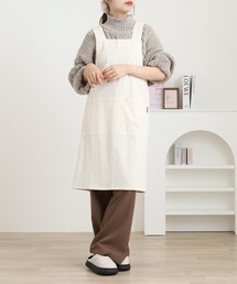 l'atelier Nuuit（アトリエヌイ）の「ウォッシュドコットン  Hタイプエプロン（エプロン）」