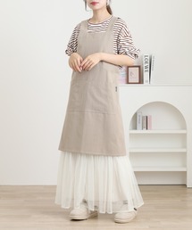 l'atelier Nuuit（アトリエヌイ）の「ウォッシュドコットン  Hタイプエプロン（エプロン）」