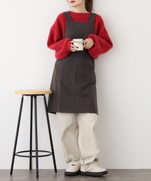 l'atelier Nuuit(アトリエヌイ)のウォッシュドコットン  Hタイプエプロン(エプロン)