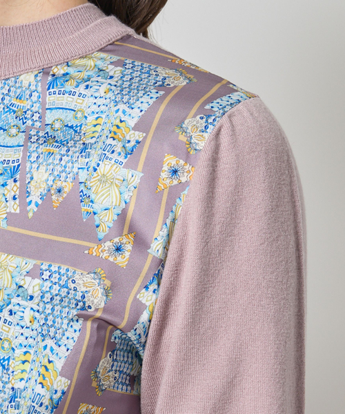 NARACAMICIE（ナラカミーチェ）の「【NARACAMICIE】GENIUS森柄ニットカーディガン（カーディガン/ボレロ・レディース・ブラウン/グレー・M/XL）」の10枚目の写真