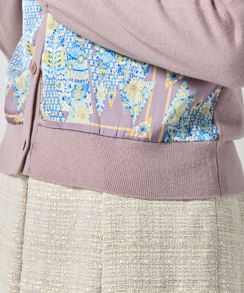 NARACAMICIE（ナラカミーチェ）の「【NARACAMICIE】GENIUS森柄ニットカーディガン（カーディガン/ボレロ・レディース・ブラウン/グレー・M/XL）」の12枚目の写真