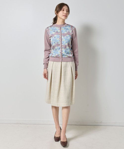 NARACAMICIE（ナラカミーチェ）の「【NARACAMICIE】GENIUS森柄ニットカーディガン（カーディガン/ボレロ・レディース・ブラウン/グレー・M/XL）」の14枚目の写真