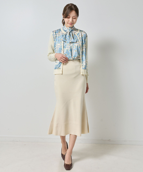 NARACAMICIE（ナラカミーチェ）の「【NARACAMICIE】GENIUS森柄ニットカーディガン（カーディガン/ボレロ・レディース・ブラウン/グレー・M/XL）」の15枚目の写真