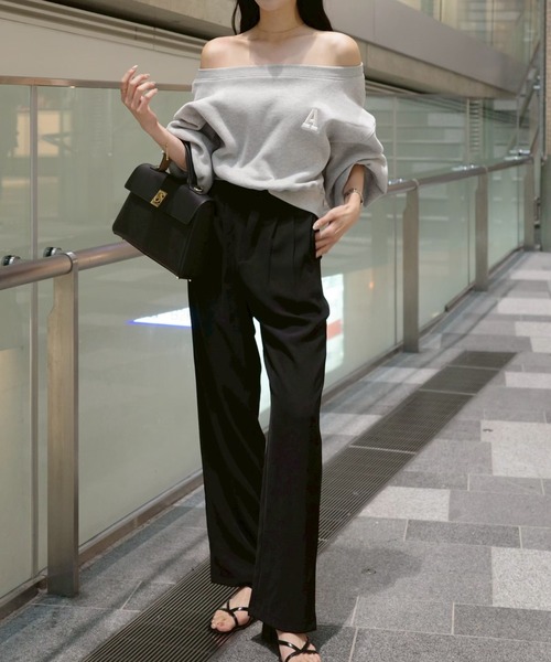 セール】A logo off shoulder スウェット（スウェット）｜ACYM
