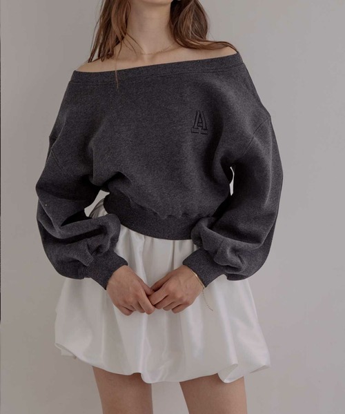 セール】A logo off shoulder スウェット（スウェット）｜ACYM