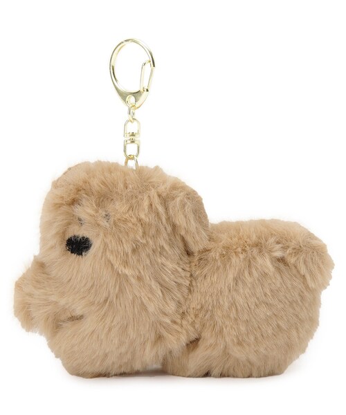 SHOO・LA・RUE（シューラルー）の「アニマルフェイクファーチャーム（チャーム・レディース・グレー/ブラック/アイボリー/ダークブラウン/ベージュ・00）」の5枚目の写真