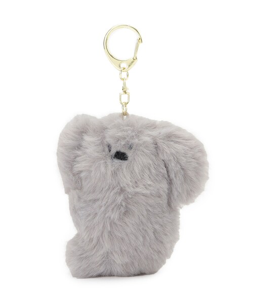 SHOO・LA・RUE（シューラルー）の「アニマルフェイクファーチャーム（チャーム・レディース・グレー/ブラック/アイボリー/ダークブラウン/ベージュ・00）」の3枚目の写真