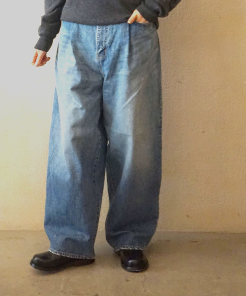 追加》13OZデニム タックラウンドパンツ（デニムパンツ）｜JOURNAL