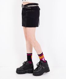 ヒステリック グラマー y2k バックレースアップ マイクロミニデニムスカート バックレースアップ マイクロミニデニムスカート|HYSTERIC GLAMOUR