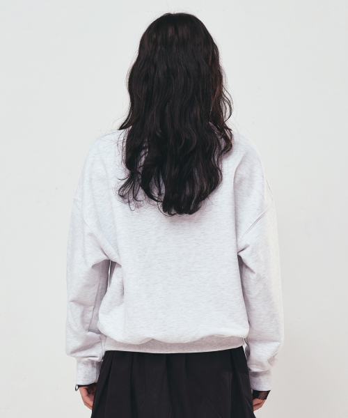 NICK&NICOLE(ニックアンドニコール)の「NICOLE ROSE PRINTING SWEATSHIRT_MELANGE SILVER(スウェット・レディース・その他・FREE)」の5枚目の写真