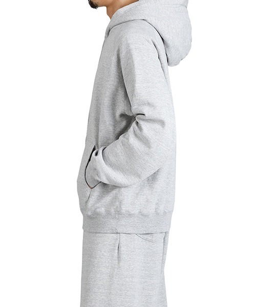REMI RELIEF NAVY LABEL（レミレリーフネイビーレーベル）の「REMI RELIEF NAVY LABEL / レミレリーフ ネイビーレーベル：飛び裏毛ZIPパーカ：RN29373281AK[STD]（パーカー・メンズ・ベージュ/ヘザーグレー/ブラック/ネイビー・M/L/S）」の7枚目の写真