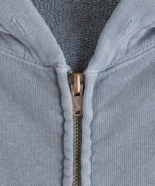 REMI RELIEF NAVY LABEL（レミレリーフネイビーレーベル）の「REMI RELIEF NAVY LABEL / レミレリーフ ネイビーレーベル：飛び裏毛ZIPパーカ：RN29373281AK[STD]（パーカー・メンズ・ベージュ/ヘザーグレー/ブラック/ネイビー・M/L/S）」の20枚目の写真