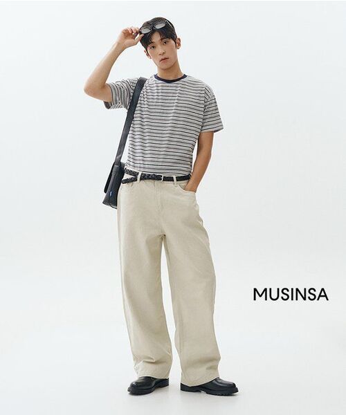 MUSINSA STANDARD（ムシンサスタンダード）の「クールタッチリラックスドベーシックブレザー[ネイビー]（テーラードジャケット・メンズ・その他・MEDIUM/LARGE/X-LARGE/XX-LARGE）」の9枚目の写真
