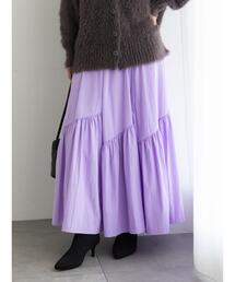 Te chichi | マットタフタバイヤスティアードスカート《2025winter catalog item》(スカート)