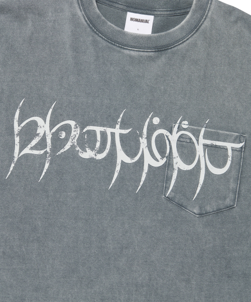 NOMANUAL(NOMANUAL)の「A.R LONG SLEEVE TEE - WASHED NAVY(Tシャツ/カットソー・レディース・その他・MEDIUM/LARGE/X-LARGE)」の5枚目の写真