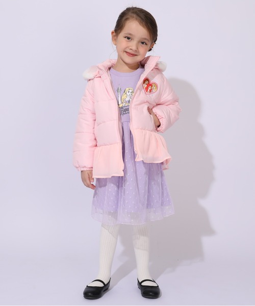 ディズニー プリンセス / フリル中綿アウター 1100K（ダウンジャケット