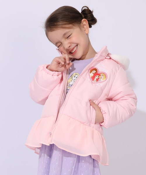 セール】ディズニー プリンセス / フリル中綿アウター 1100K（ダウン