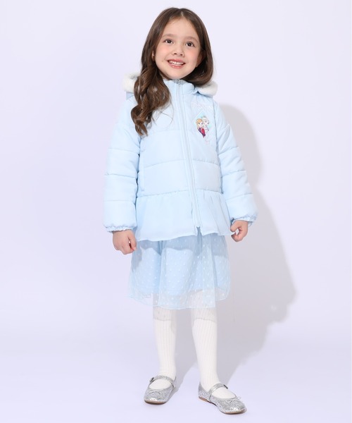 セール】ディズニー プリンセス / フリル中綿アウター 1100K（ダウン