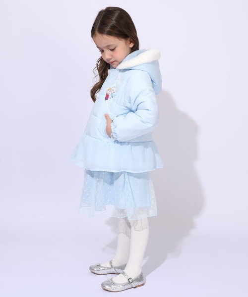 セール】ディズニー プリンセス / フリル中綿アウター 1100K（ダウン