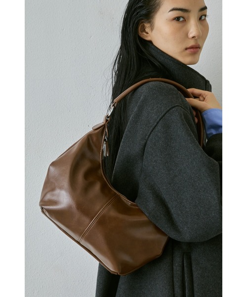 un/neu（アンノイ）の「ワンハンドルホーボー２WAYミニバッグ / ショルダーバッグ（ハンドバッグ・レディース・ブラウン/ブラック・FREE）」の17枚目の写真